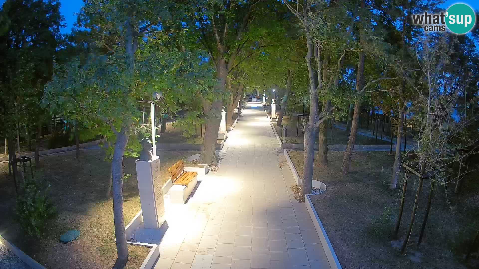 Writers’ Park Webcam Senj – Live by the Sea