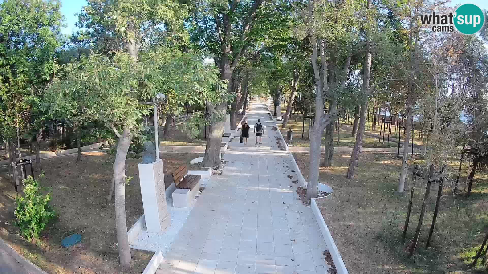 Writers’ Park Webcam Senj – Live by the Sea