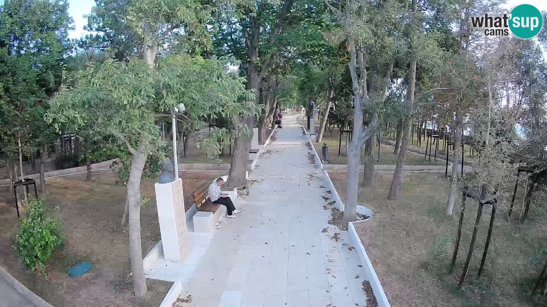Writers’ Park Webcam Senj – Live by the Sea