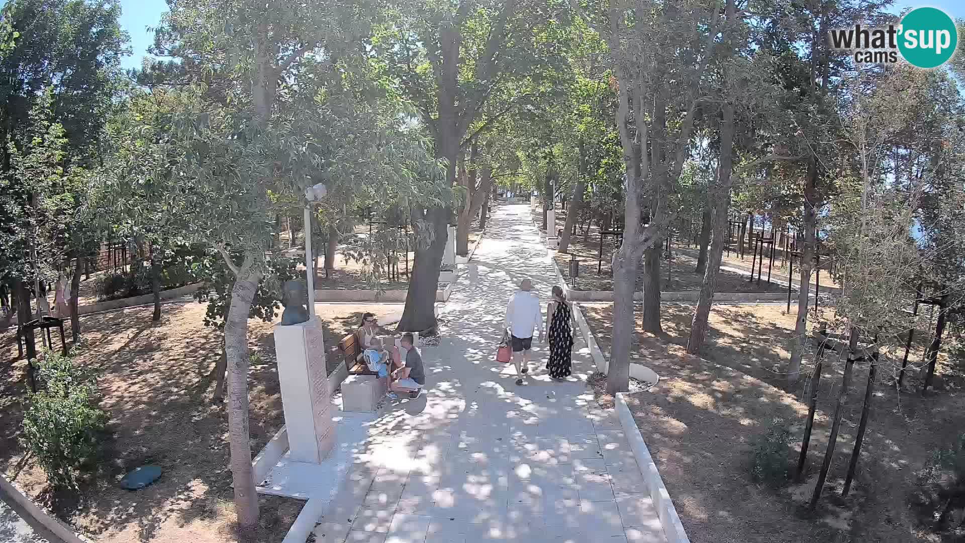 Writers’ Park Webcam Senj – Live by the Sea