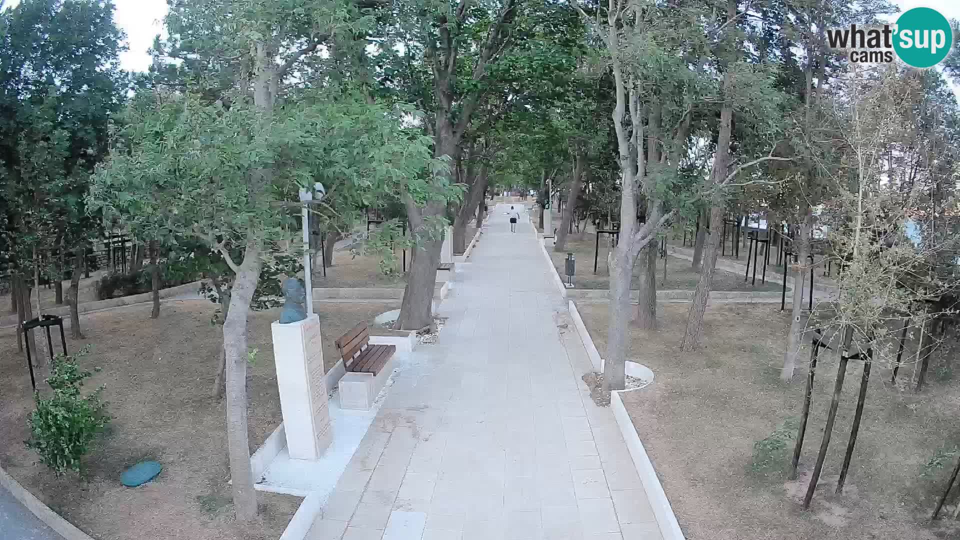 Writers’ Park Webcam Senj – Live by the Sea