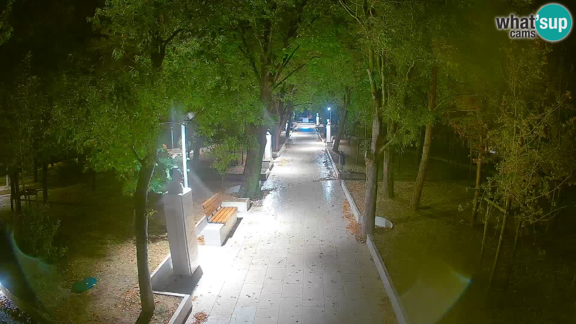 Webcam Schriftstellerpark Senj – Live am Meer