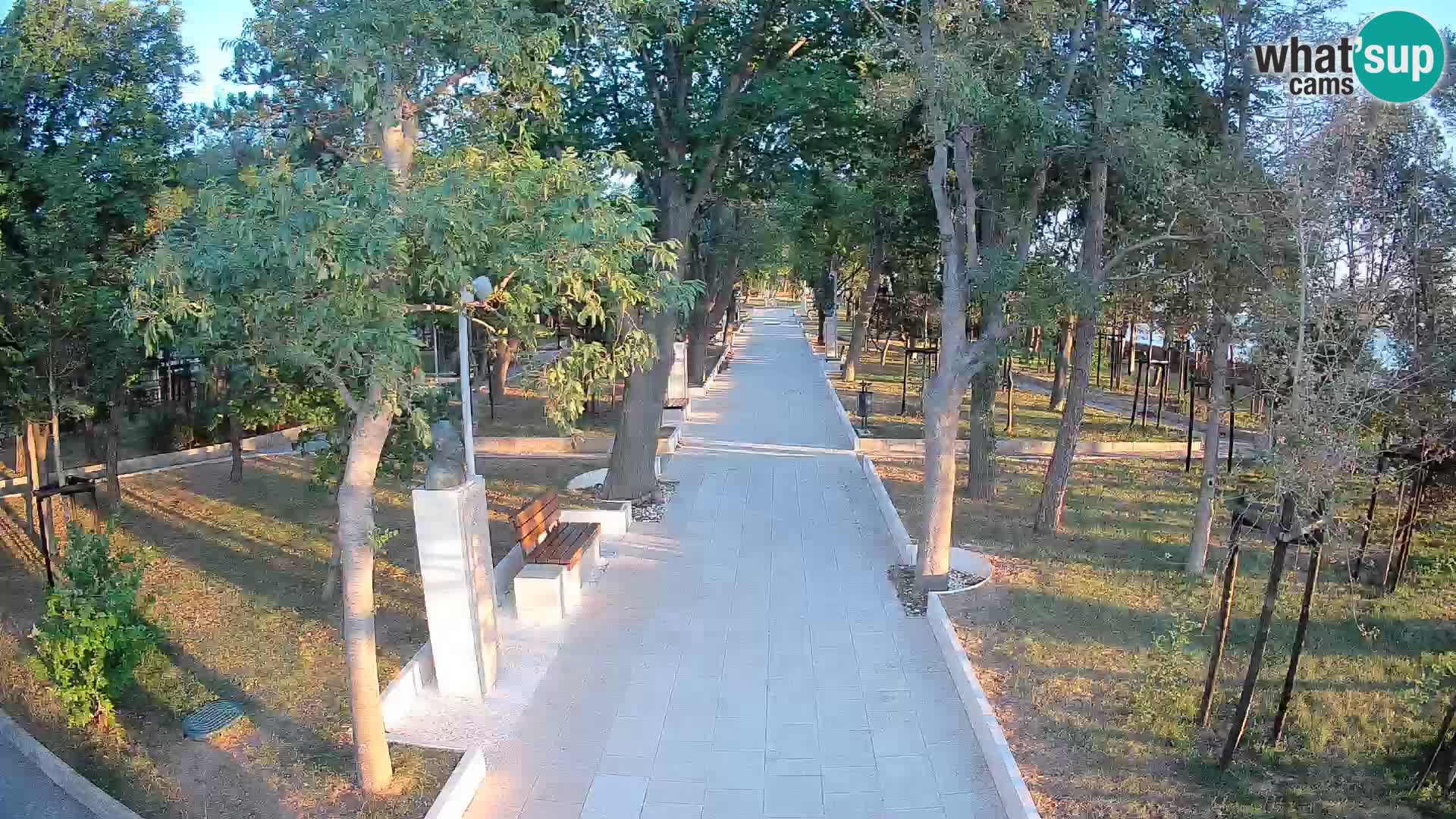 Writers’ Park Webcam Senj – Live by the Sea