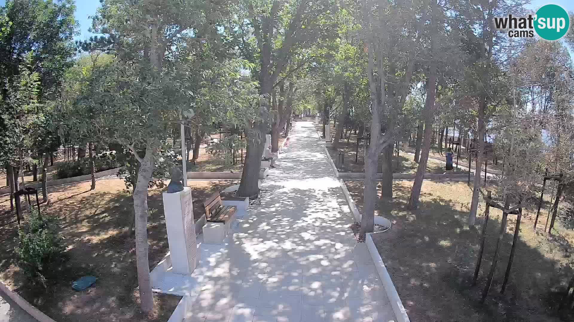 Webcam Schriftstellerpark Senj – Live am Meer