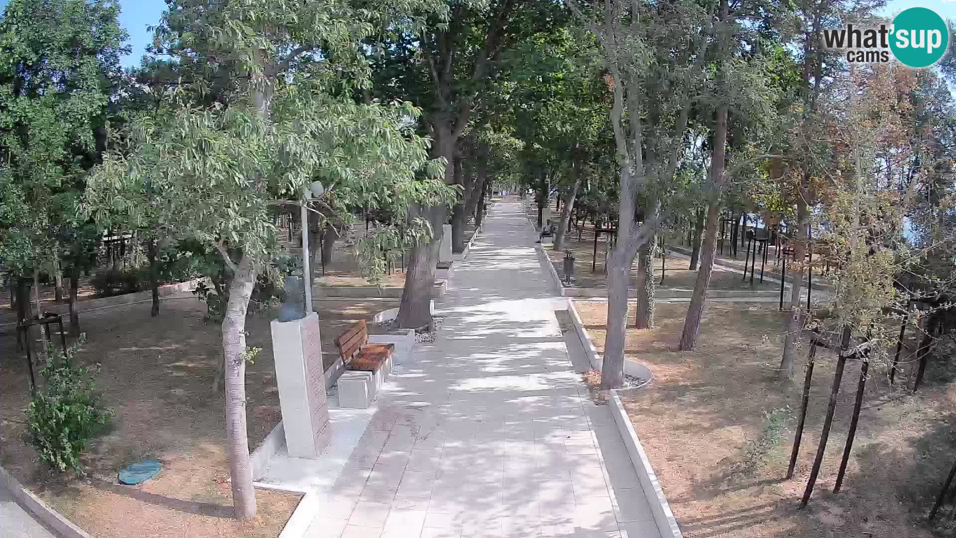Webcam Schriftstellerpark Senj – Live am Meer
