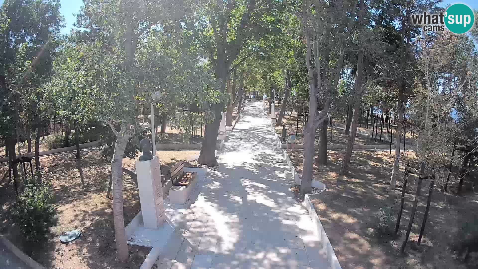 Writers’ Park Webcam Senj – Live by the Sea
