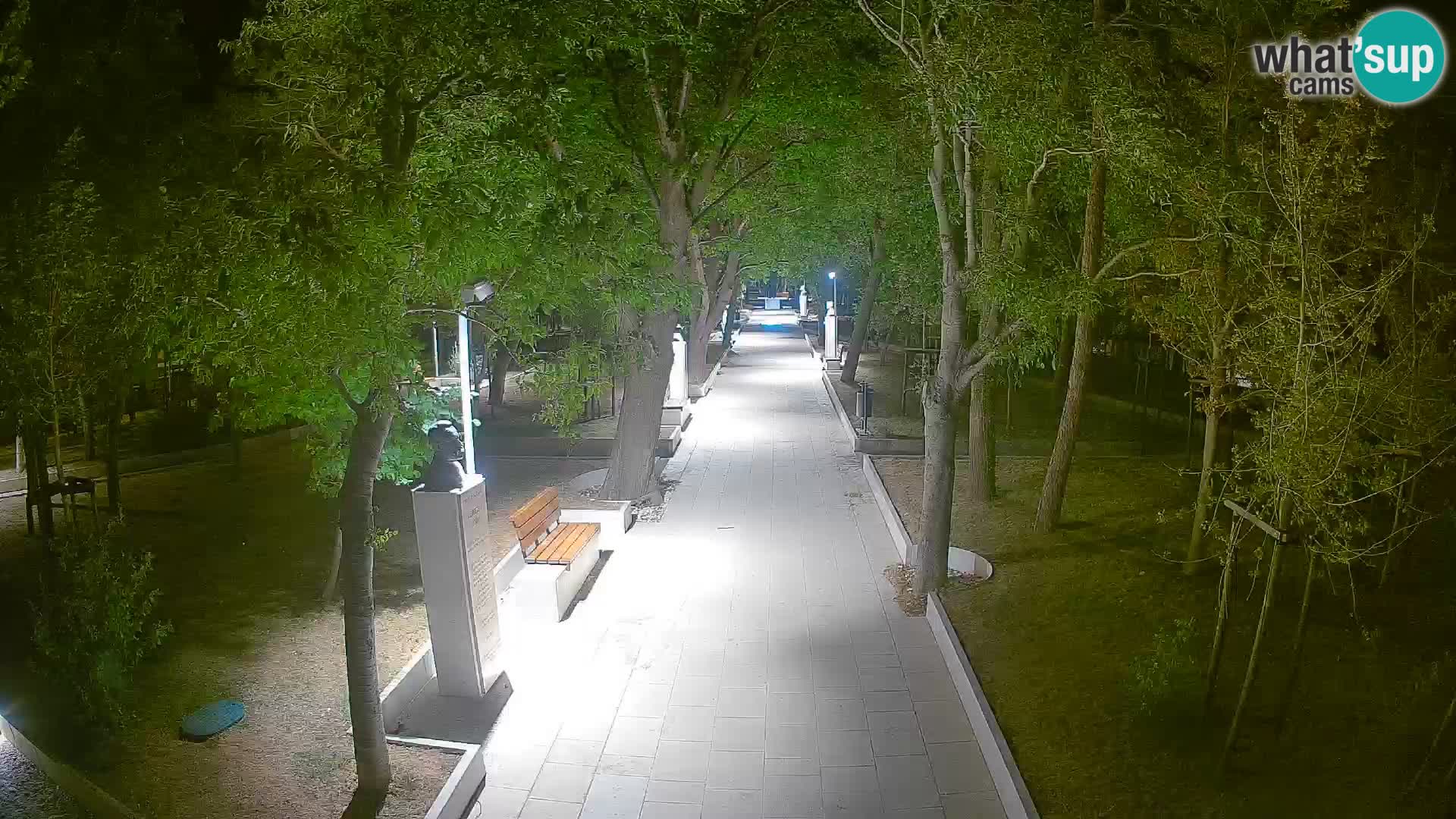 Writers’ Park Webcam Senj – Live by the Sea