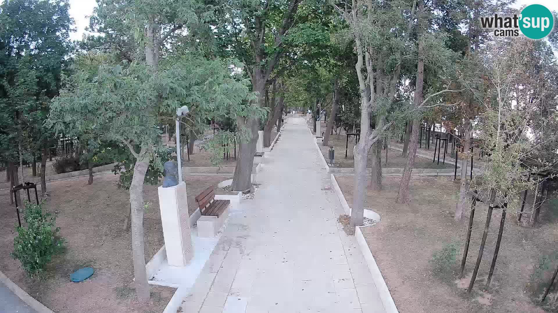 Webcam Schriftstellerpark Senj – Live am Meer
