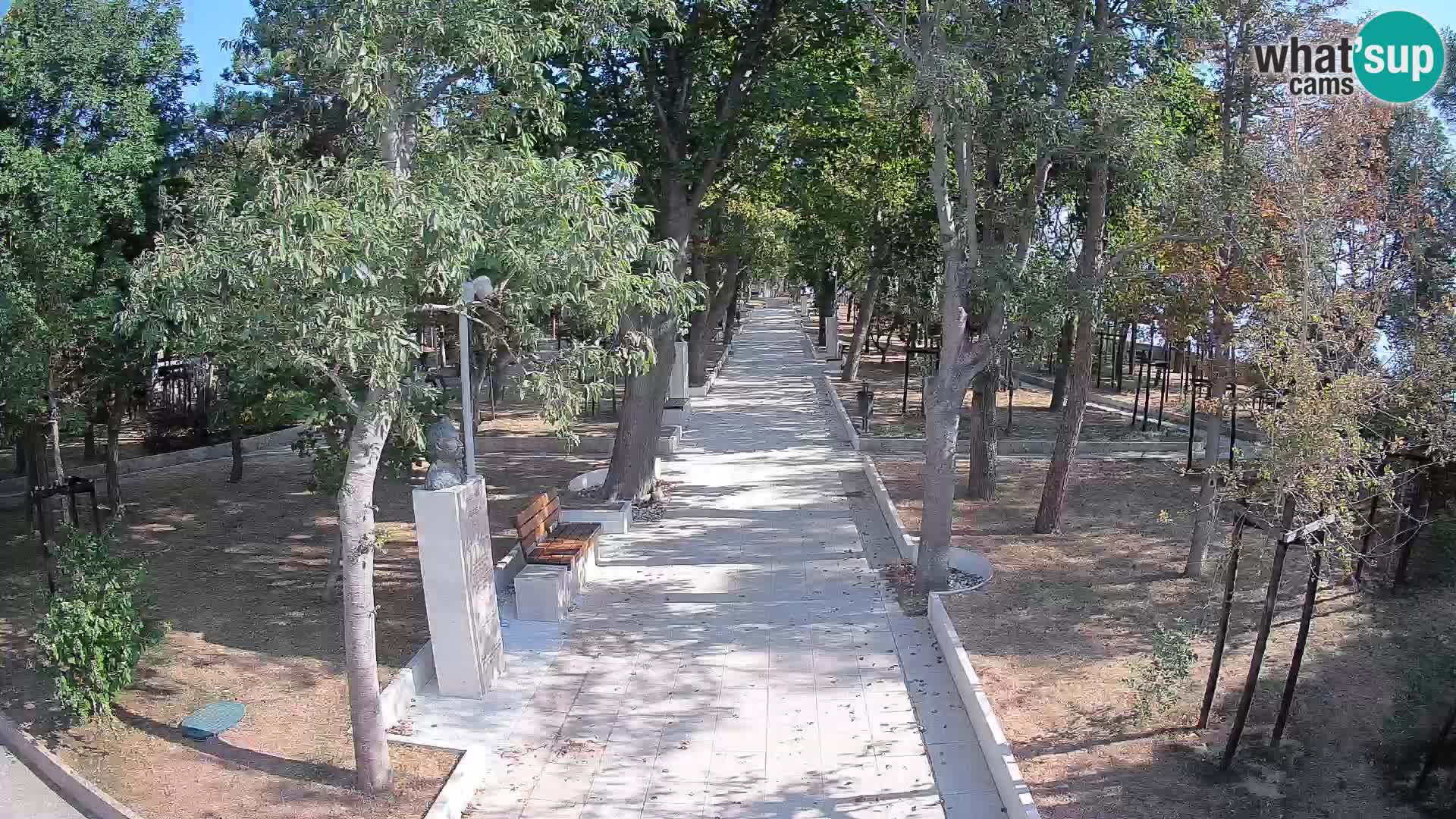 Writers’ Park Webcam Senj – Live by the Sea