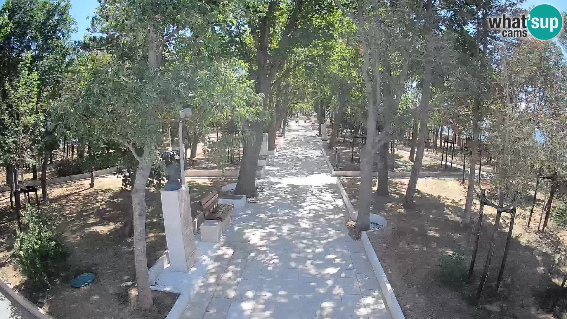 Webcam Schriftstellerpark Senj – Live am Meer