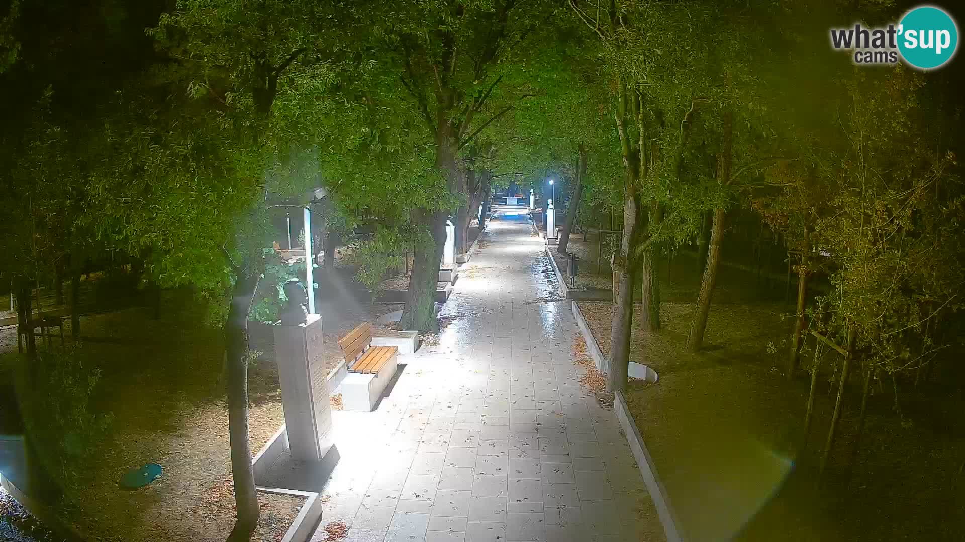 Writers’ Park Webcam Senj – Live by the Sea