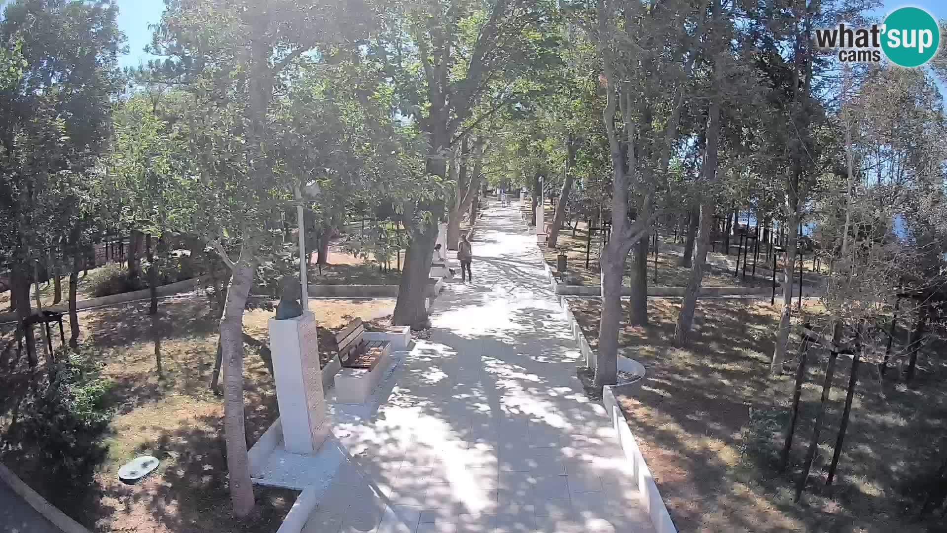 Webcam Schriftstellerpark Senj – Live am Meer