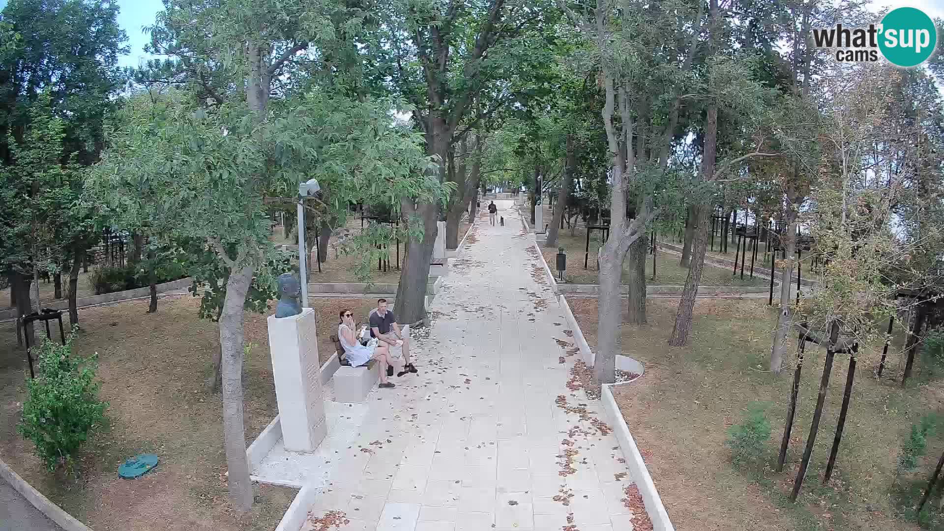 Webcam Schriftstellerpark Senj – Live am Meer