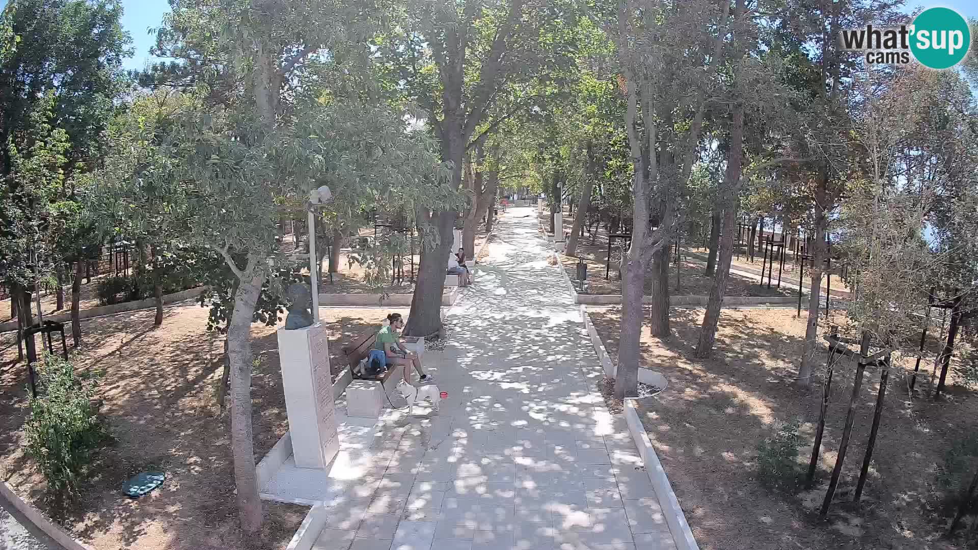 Writers’ Park Webcam Senj – Live by the Sea