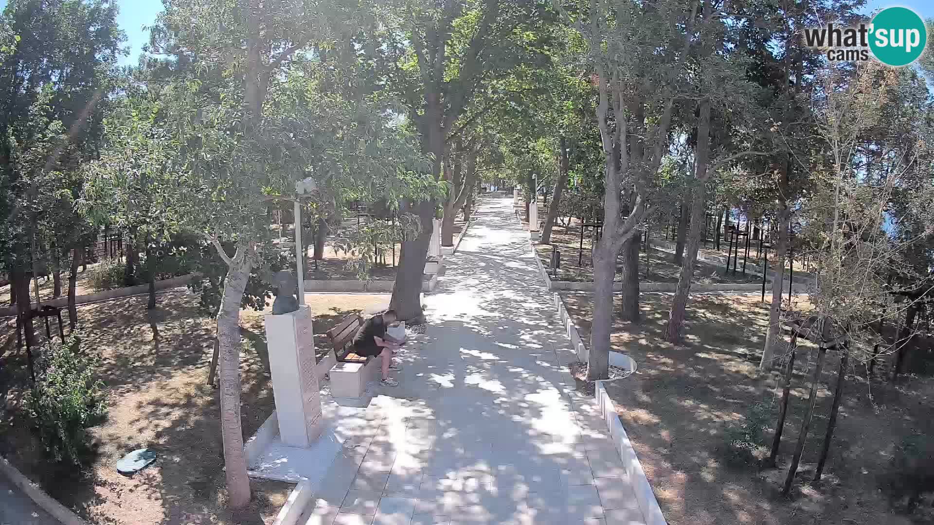Writers’ Park Webcam Senj – Live by the Sea