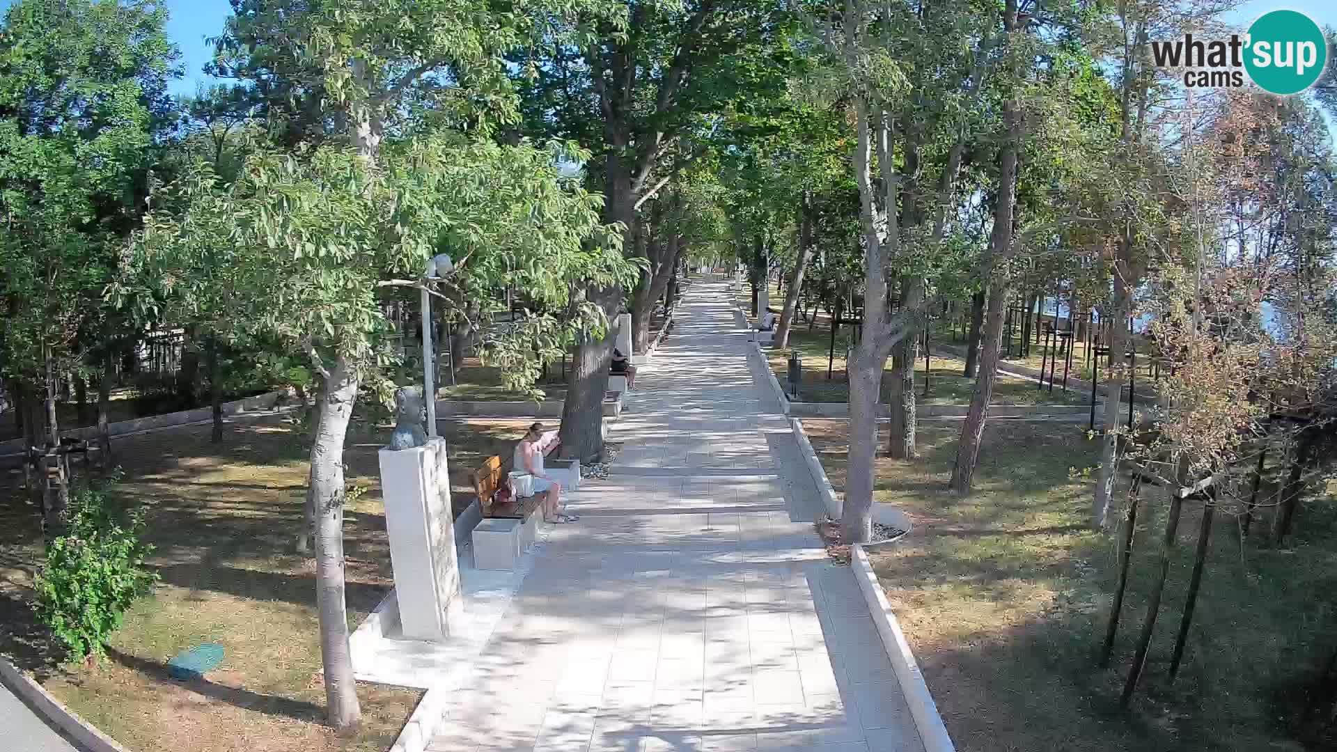 Writers’ Park Webcam Senj – Live by the Sea