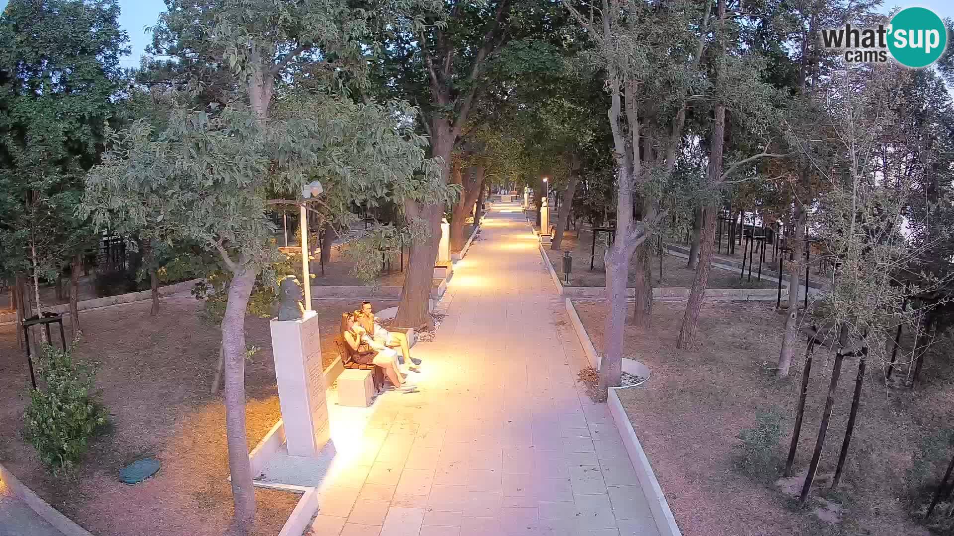 Writers’ Park Webcam Senj – Live by the Sea