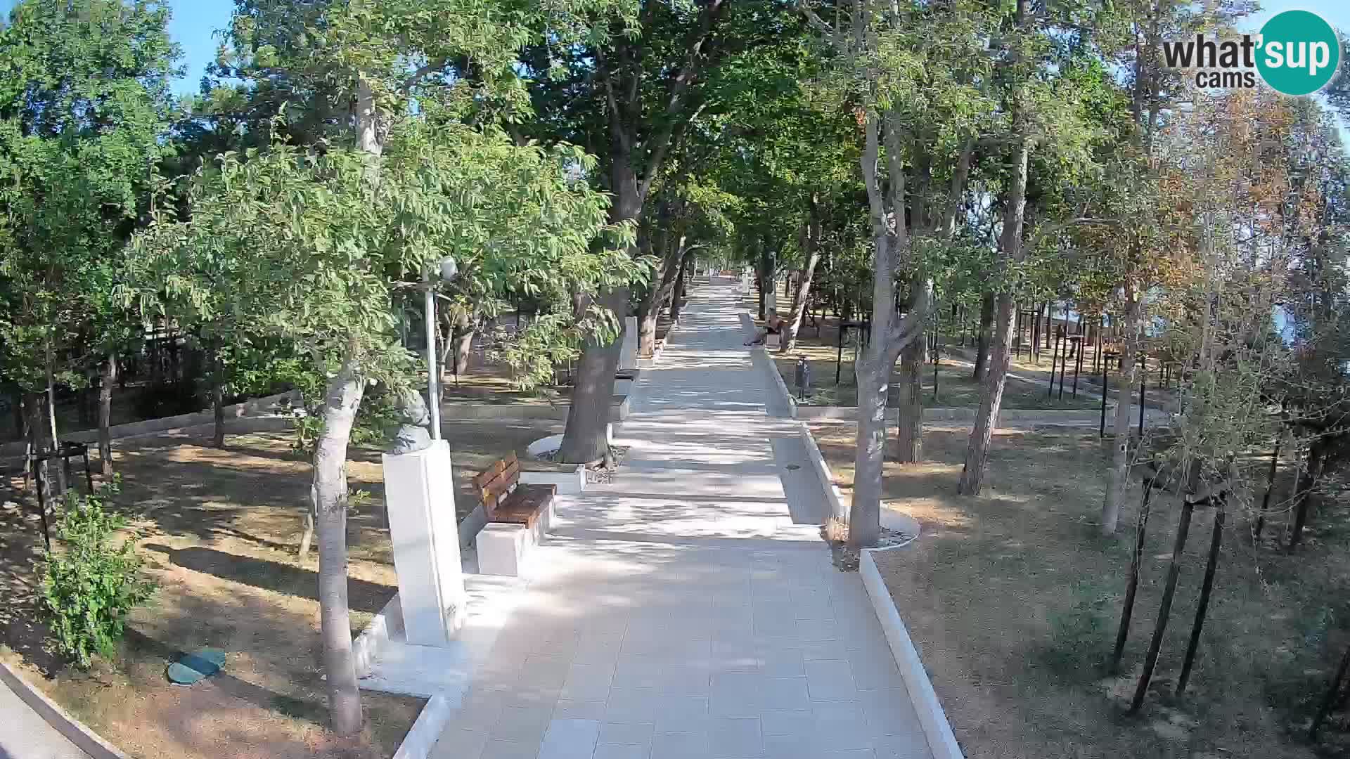 Webcam Schriftstellerpark Senj – Live am Meer