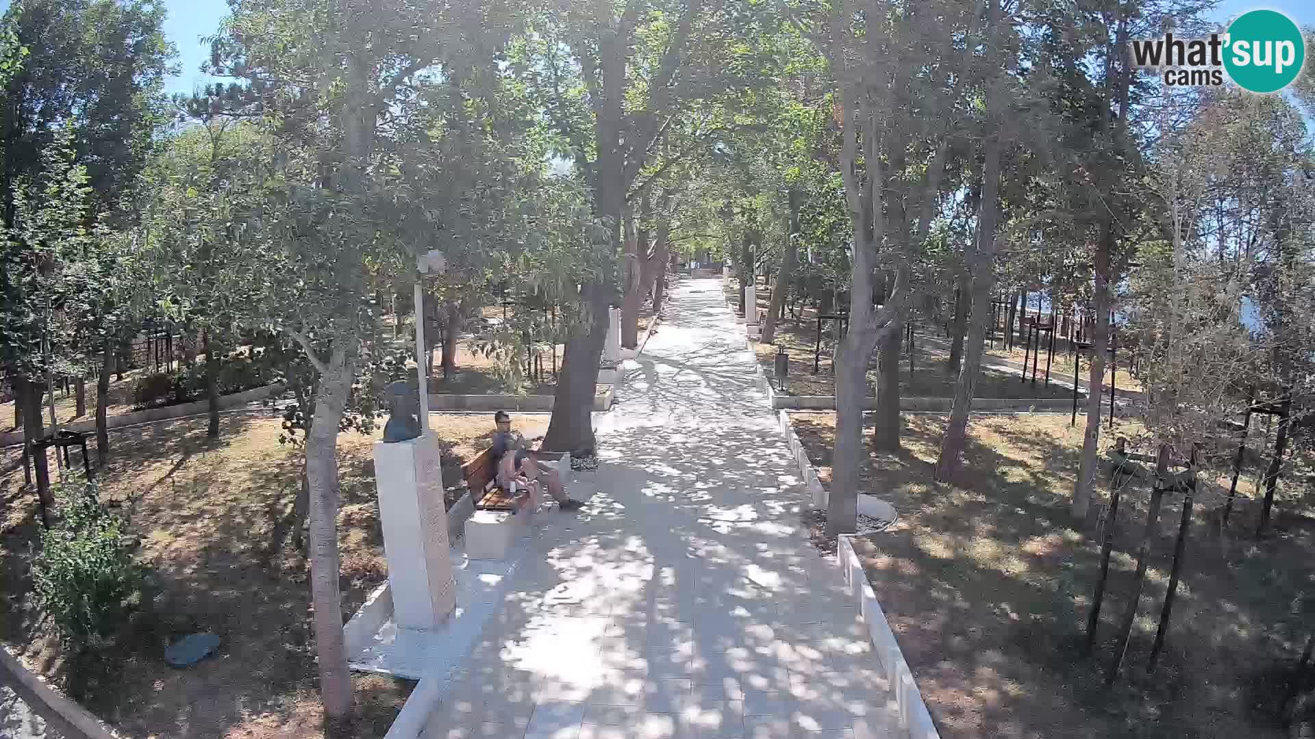 Writers’ Park Webcam Senj – Live by the Sea