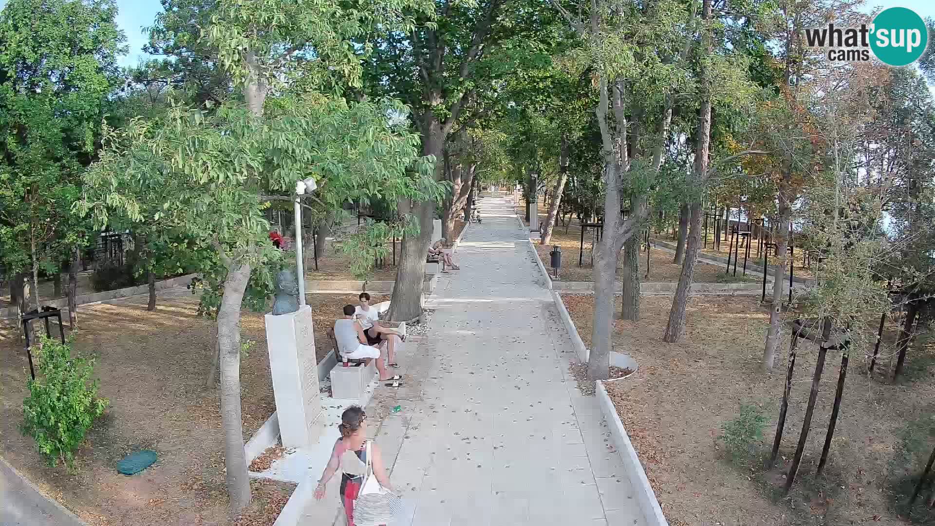 Writers’ Park Webcam Senj – Live by the Sea