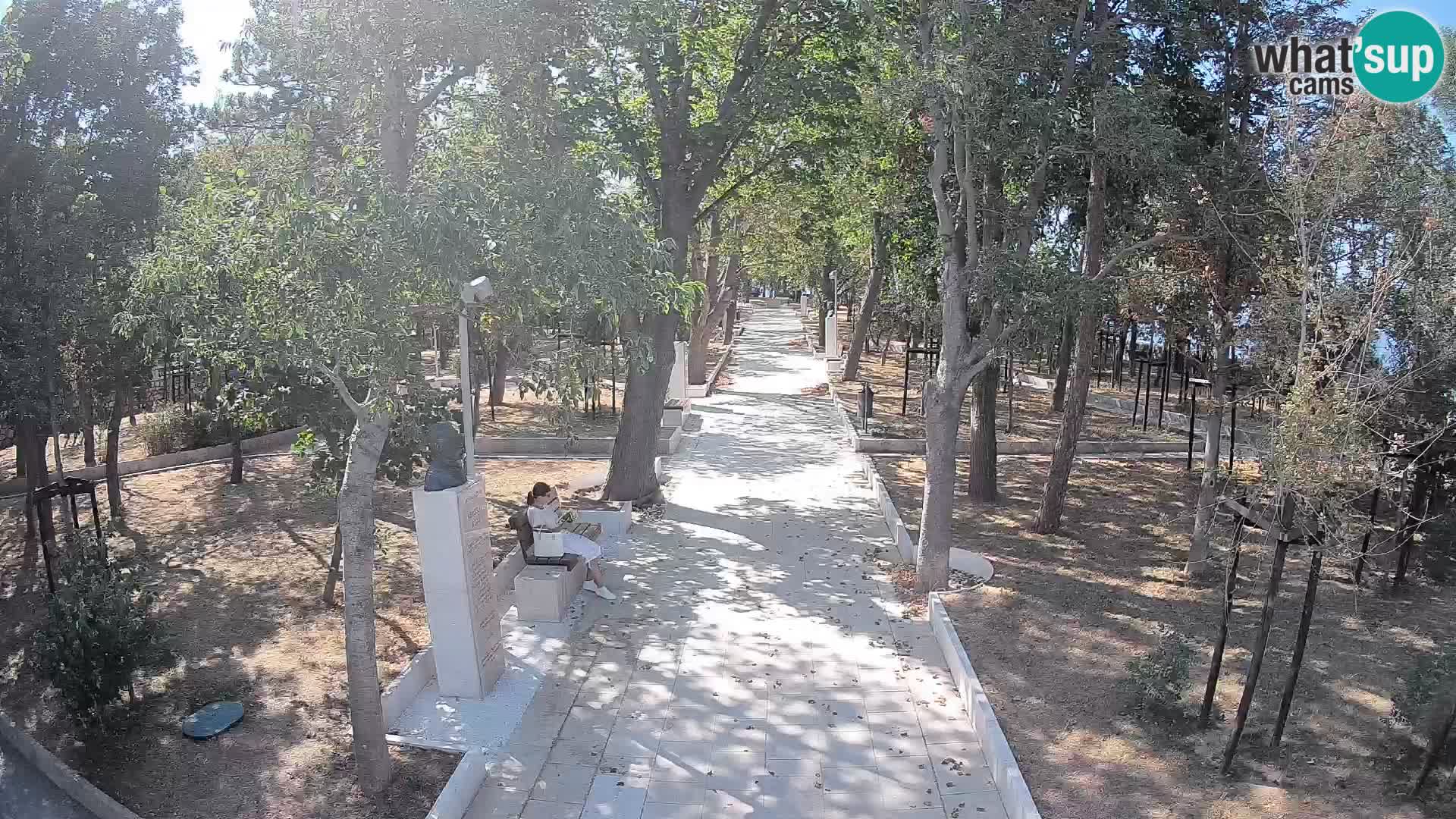 Writers’ Park Webcam Senj – Live by the Sea