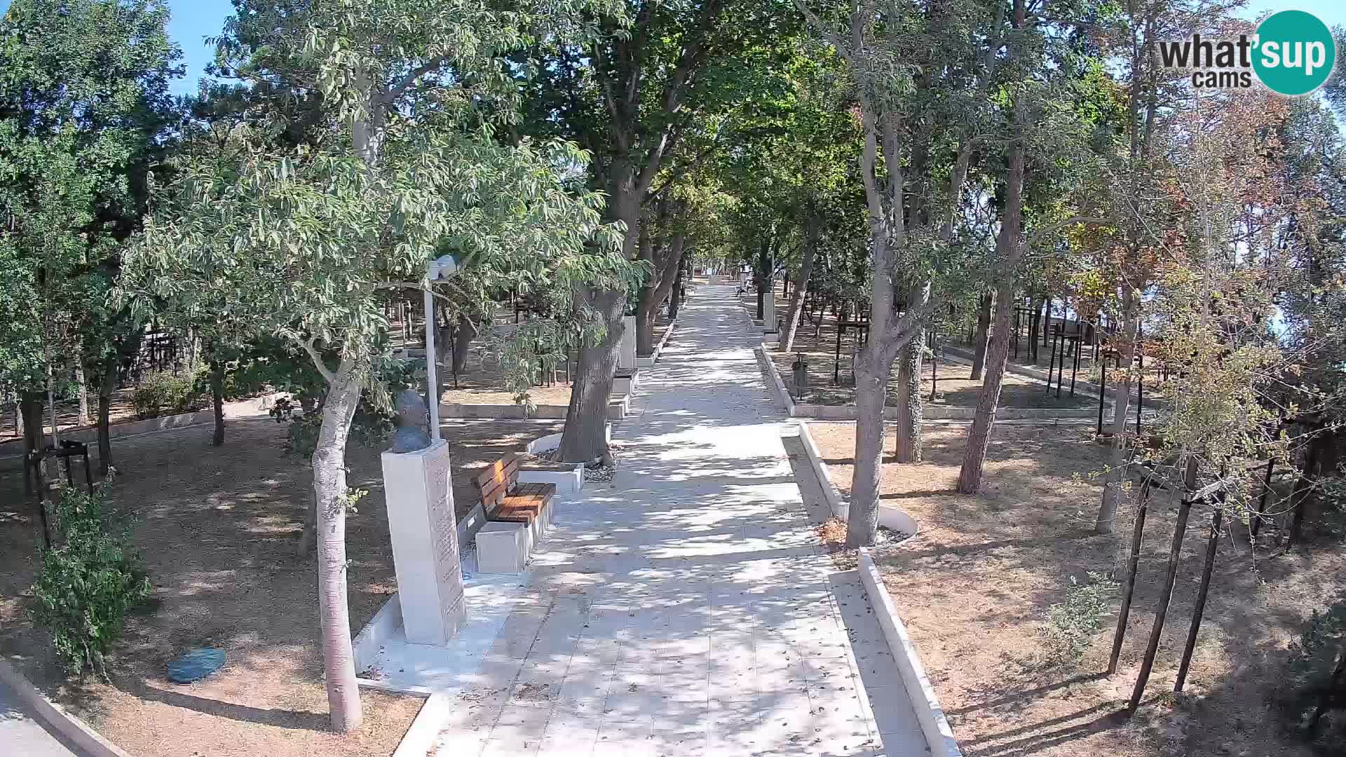 Writers’ Park Webcam Senj – Live by the Sea