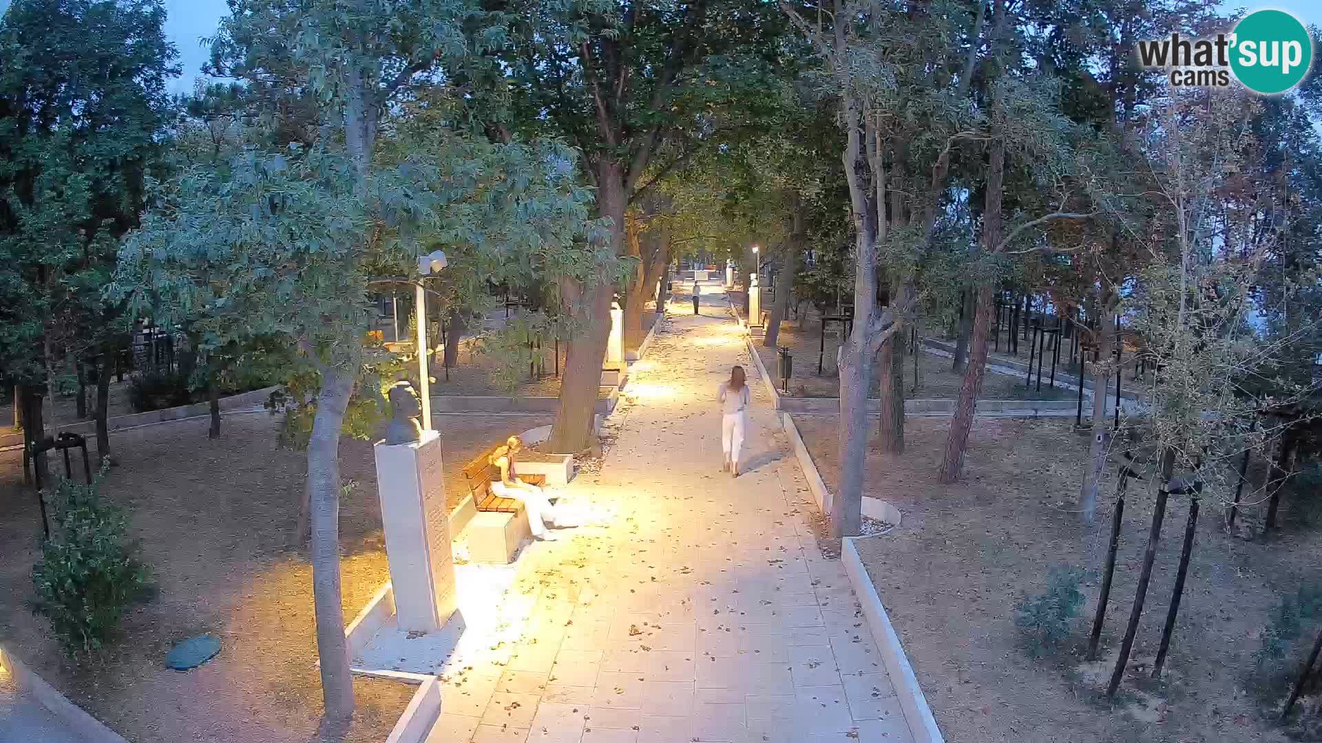Writers’ Park Webcam Senj – Live by the Sea