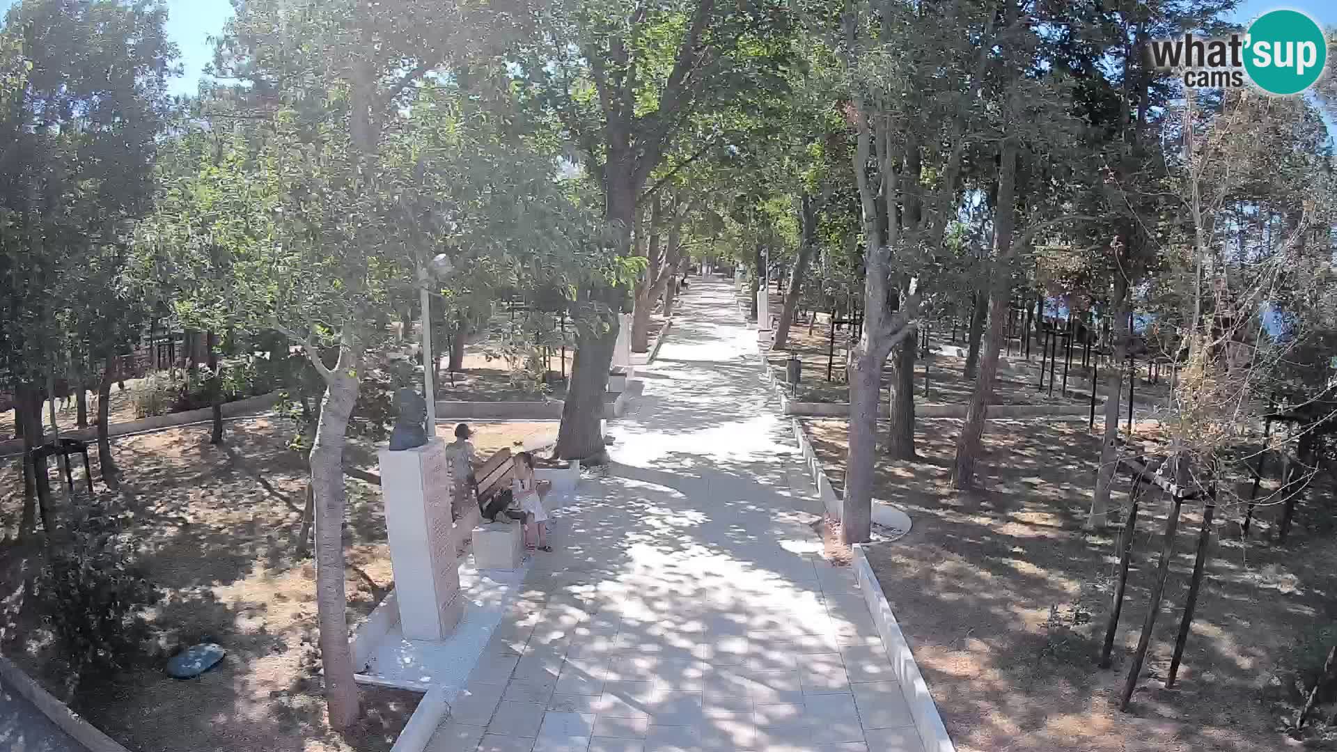 Webcam Schriftstellerpark Senj – Live am Meer