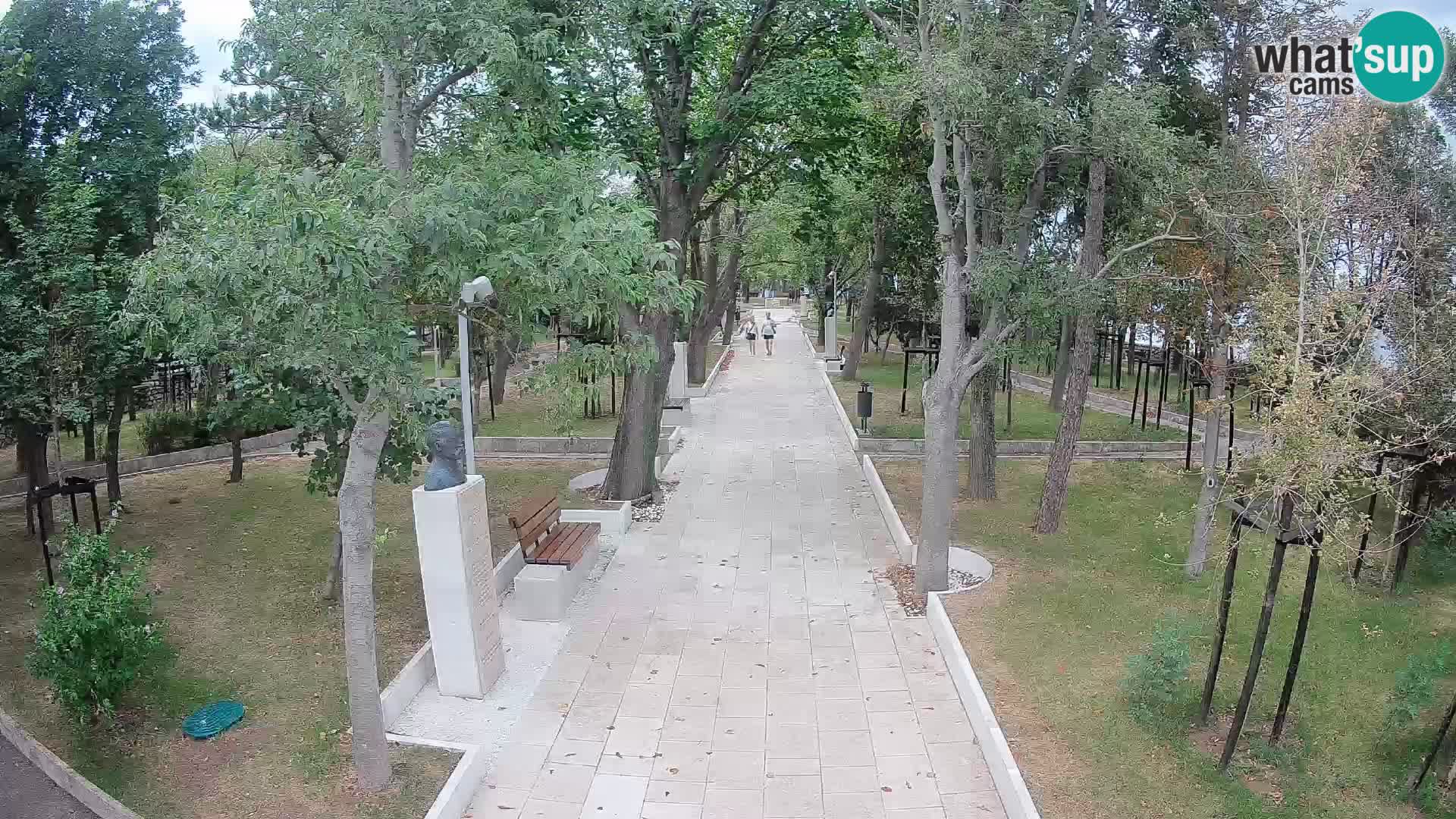 Writers’ Park Webcam Senj – Live by the Sea