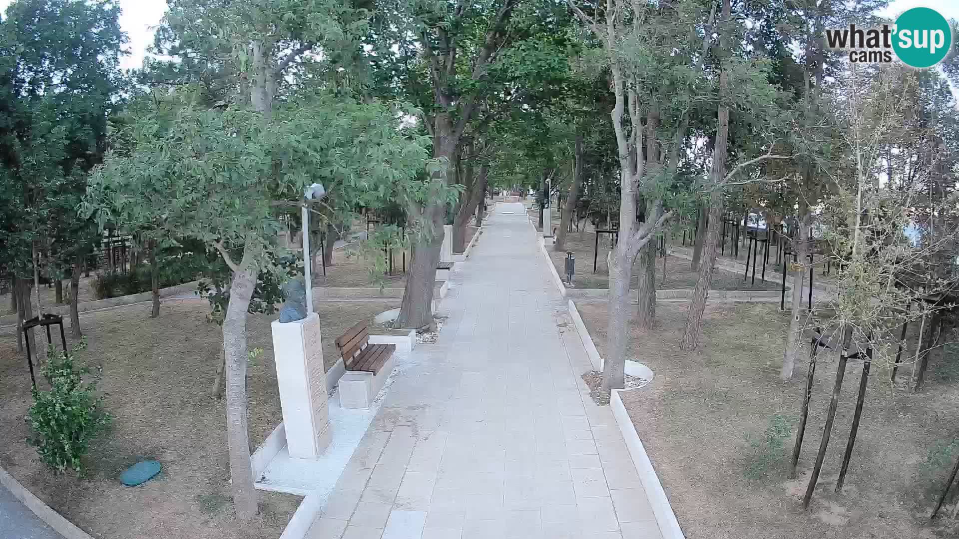 Writers’ Park Webcam Senj – Live by the Sea