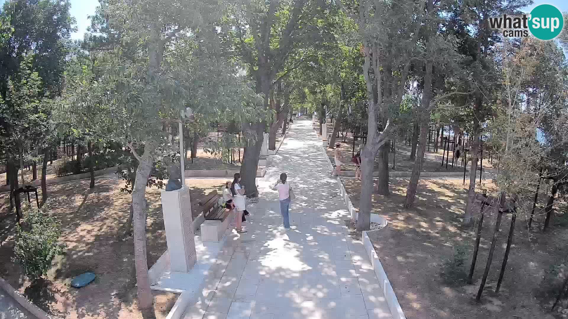 Writers’ Park Webcam Senj – Live by the Sea