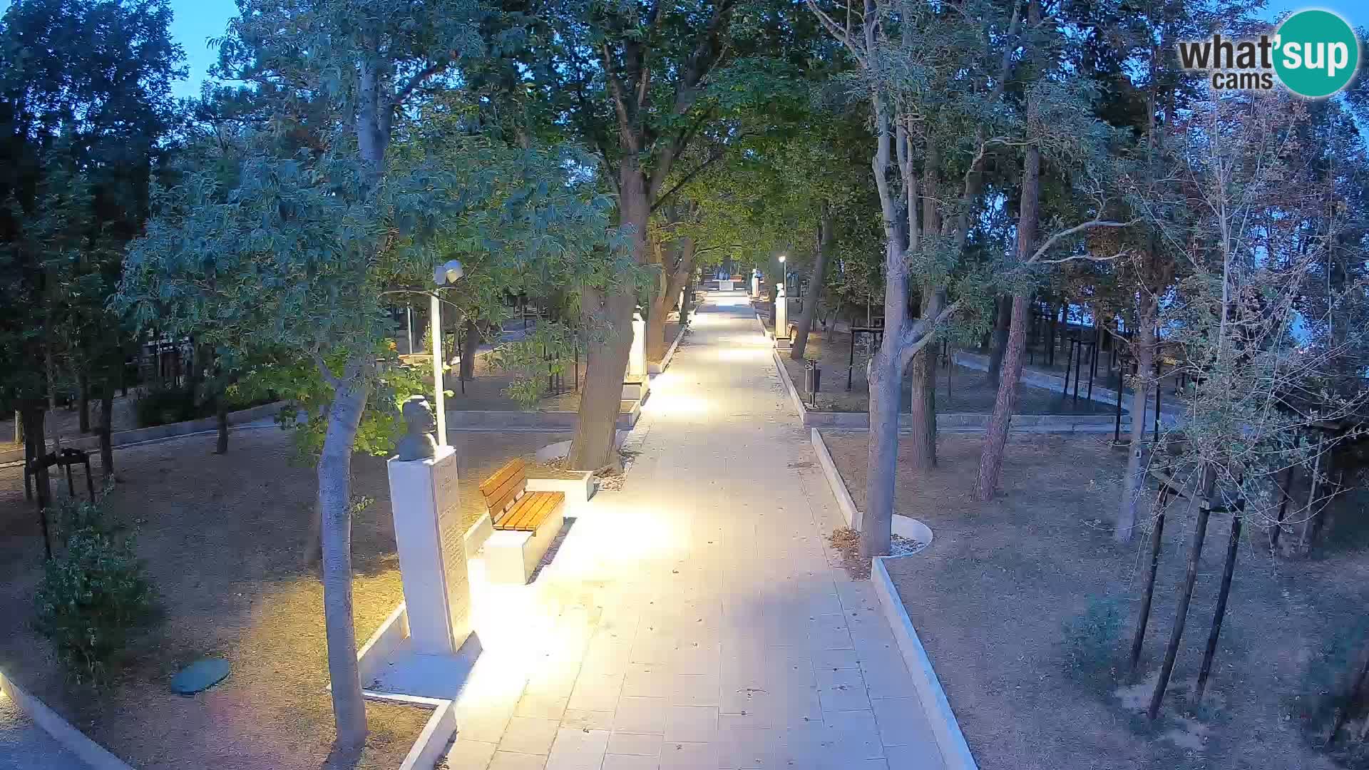 Writers’ Park Webcam Senj – Live by the Sea