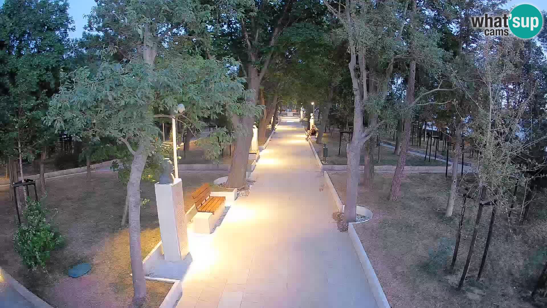 Writers’ Park Webcam Senj – Live by the Sea
