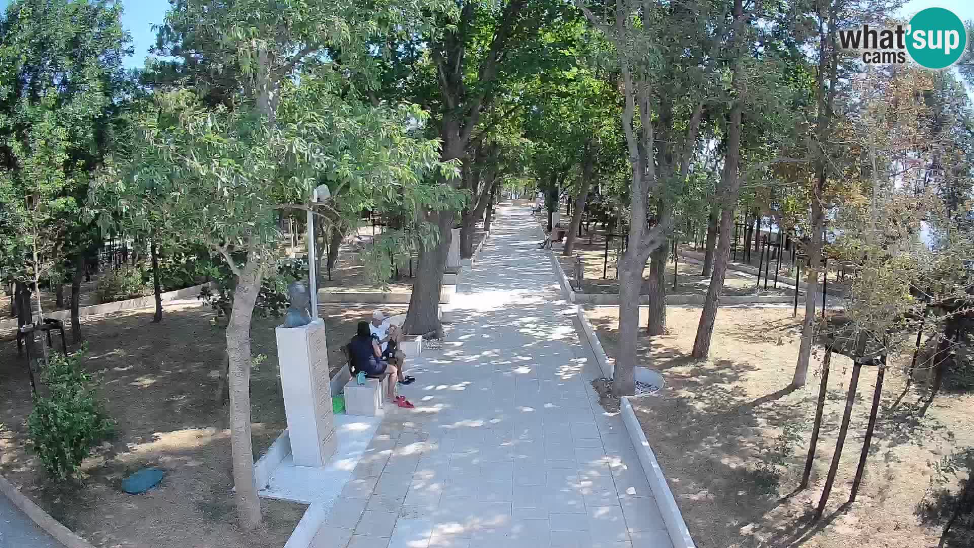 Writers’ Park Webcam Senj – Live by the Sea
