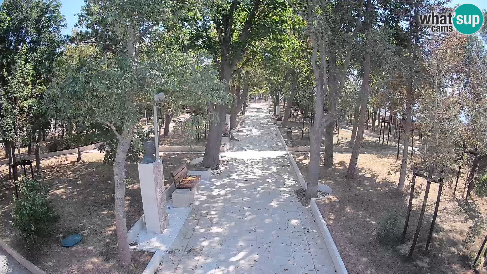 Writers’ Park Webcam Senj – Live by the Sea