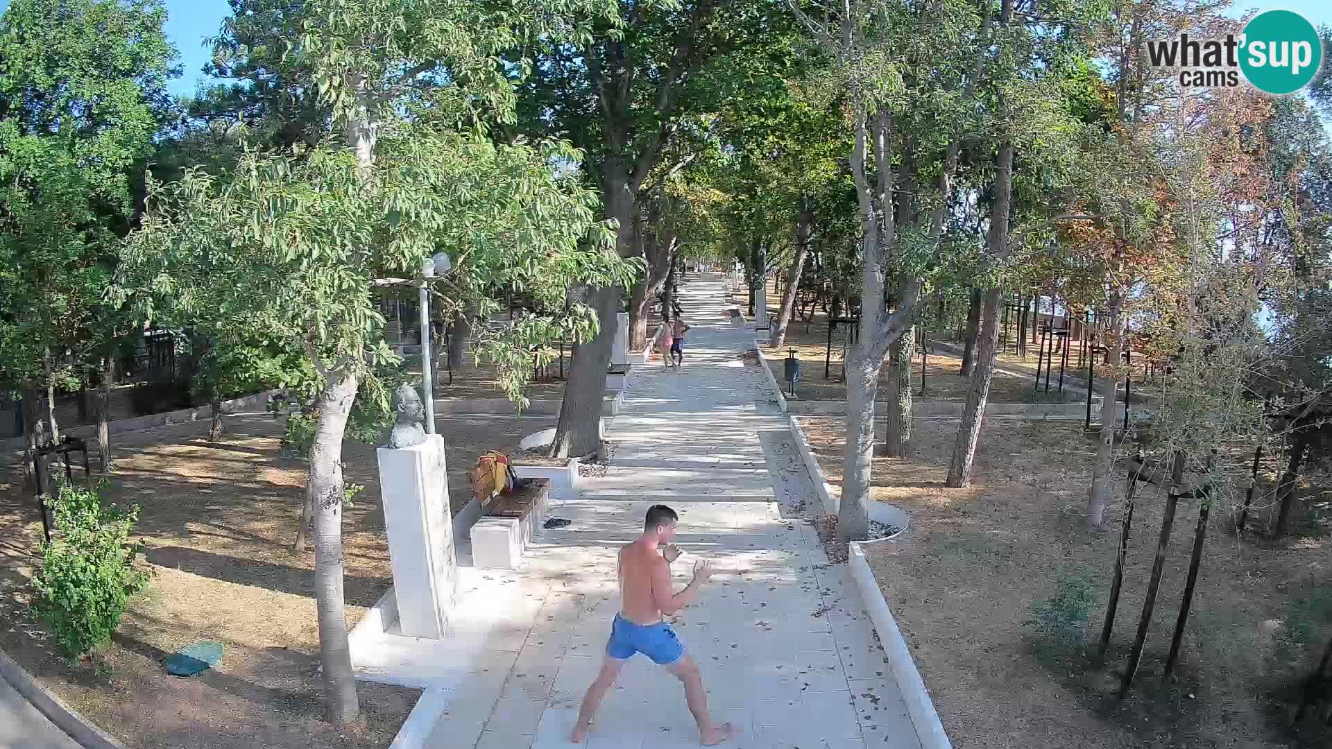 Writers’ Park Webcam Senj – Live by the Sea
