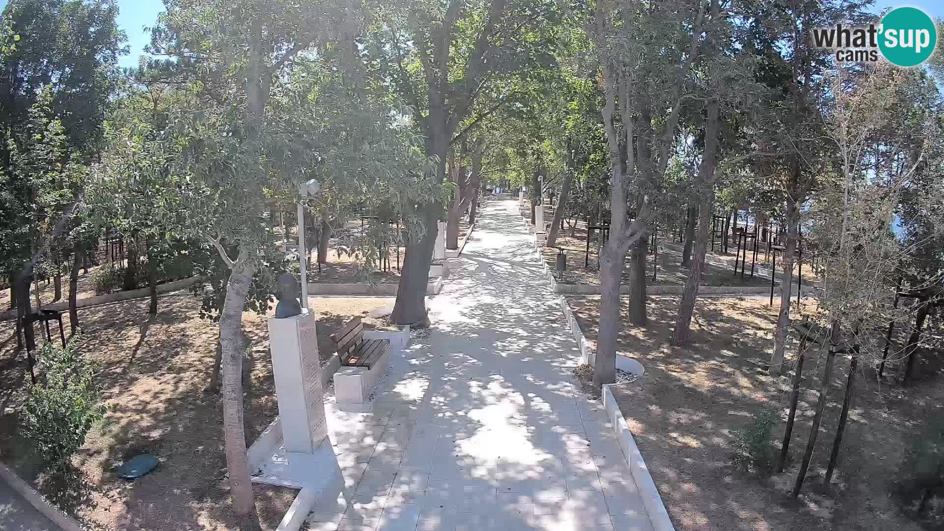 Writers’ Park Webcam Senj – Live by the Sea