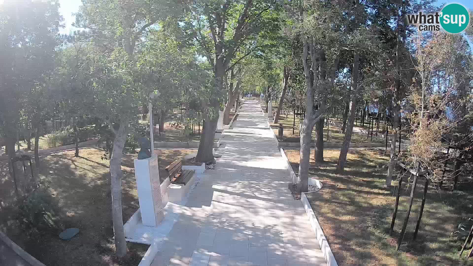 Writers’ Park Webcam Senj – Live by the Sea