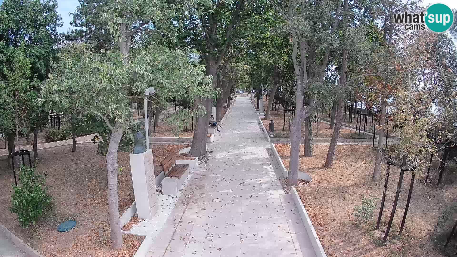 Writers’ Park Webcam Senj – Live by the Sea