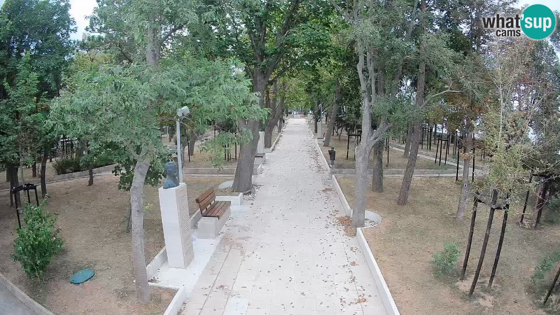 Writers’ Park Webcam Senj – Live by the Sea