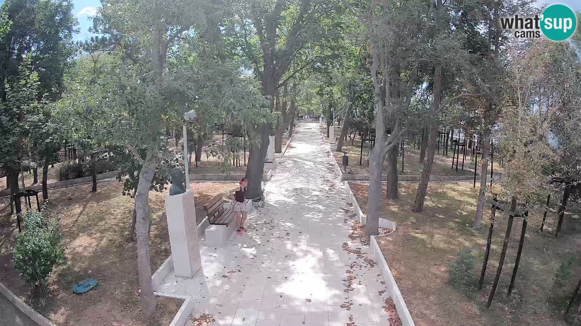 Writers’ Park Webcam Senj – Live by the Sea