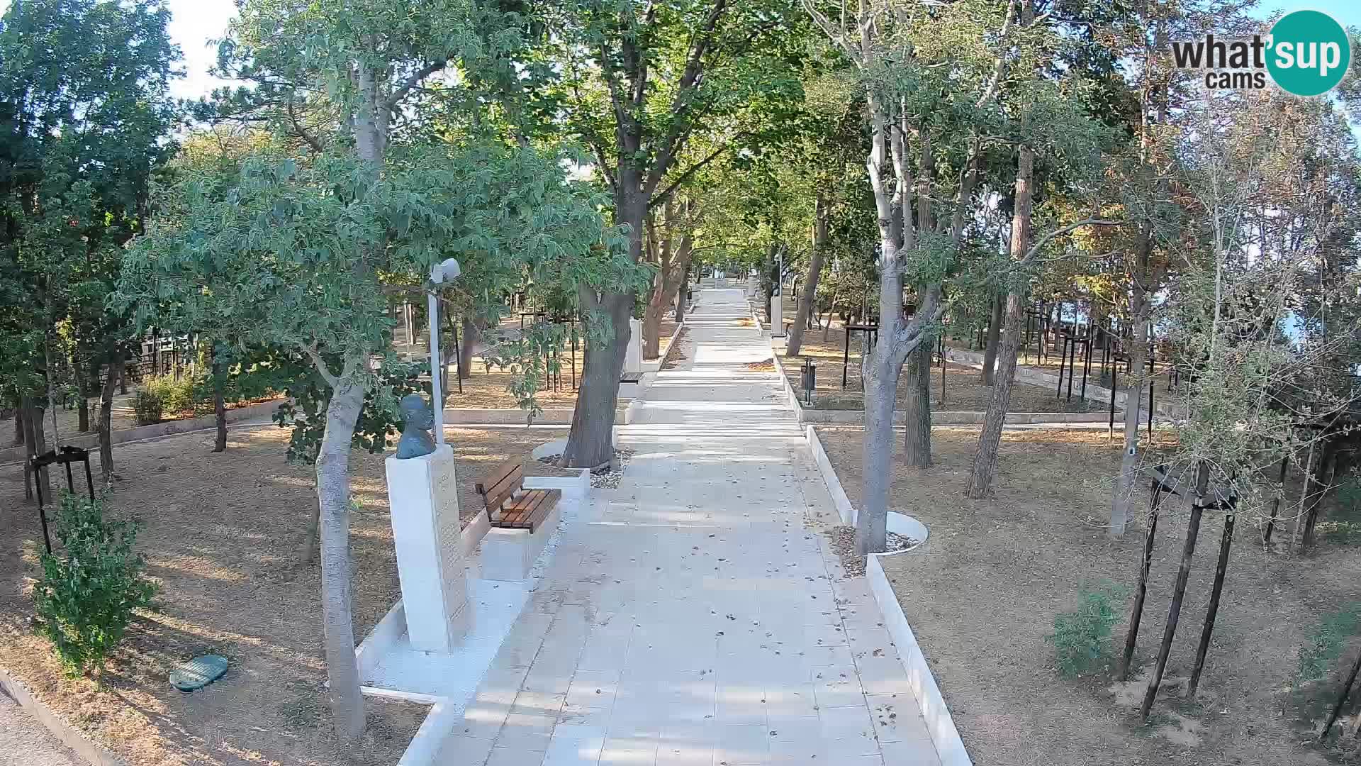 Writers’ Park Webcam Senj – Live by the Sea