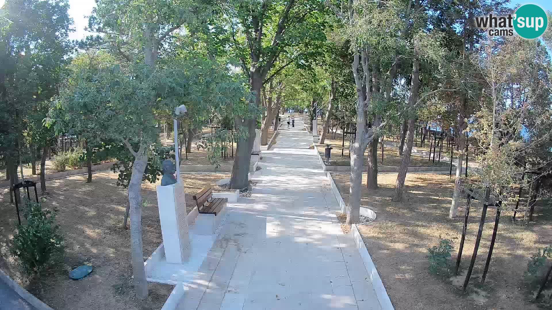 Webcam Schriftstellerpark Senj – Live am Meer