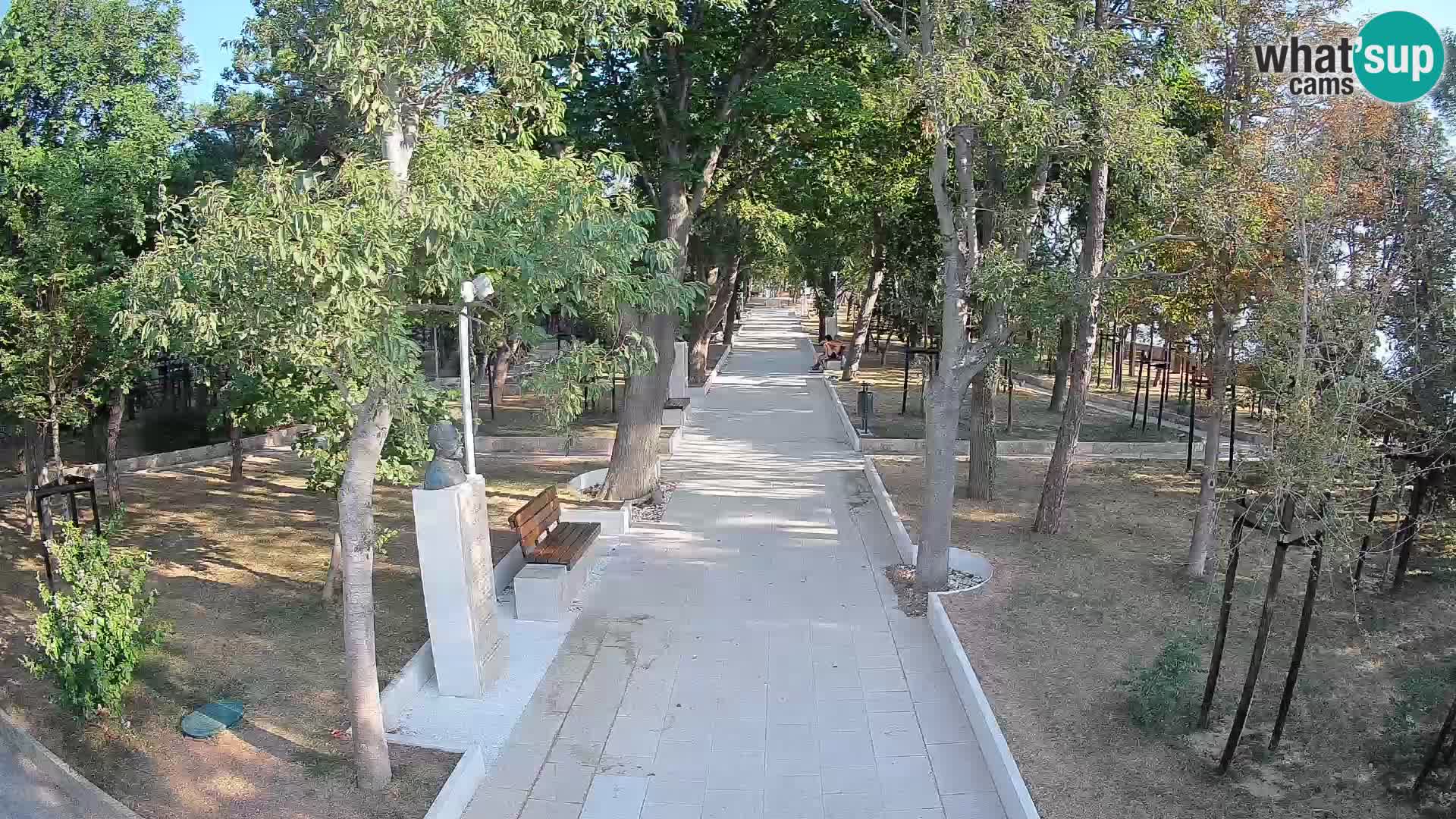 Writers’ Park Webcam Senj – Live by the Sea