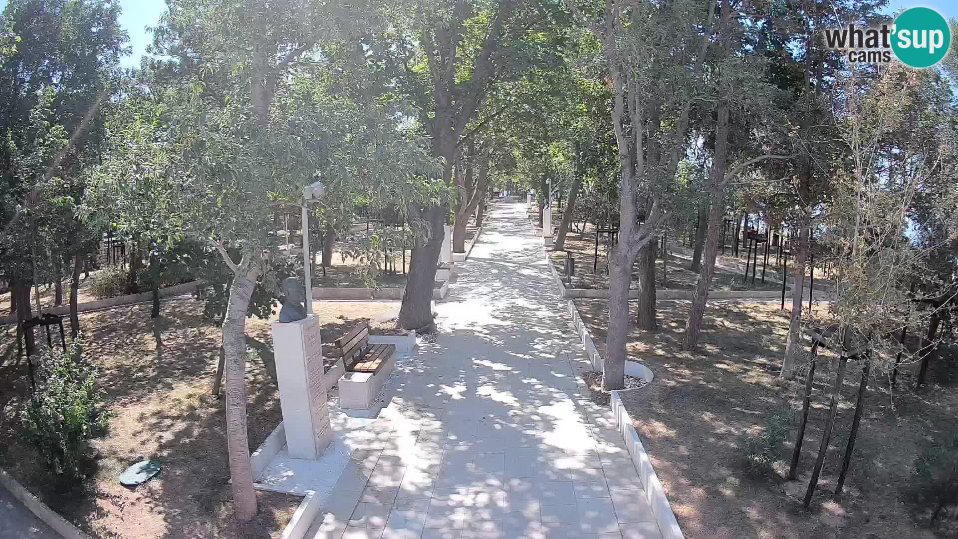 Webcam Schriftstellerpark Senj – Live am Meer