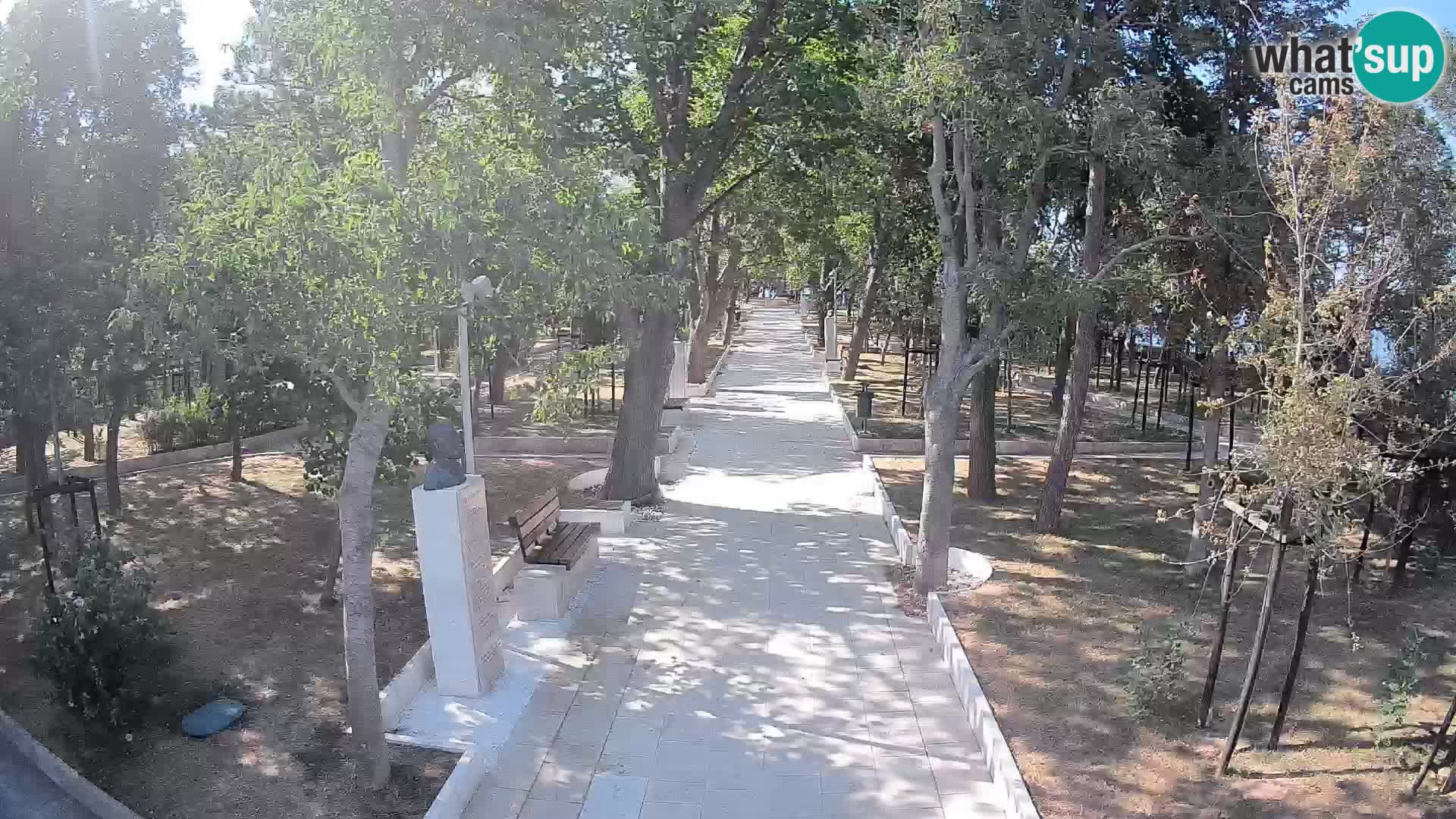 Webcam Schriftstellerpark Senj – Live am Meer