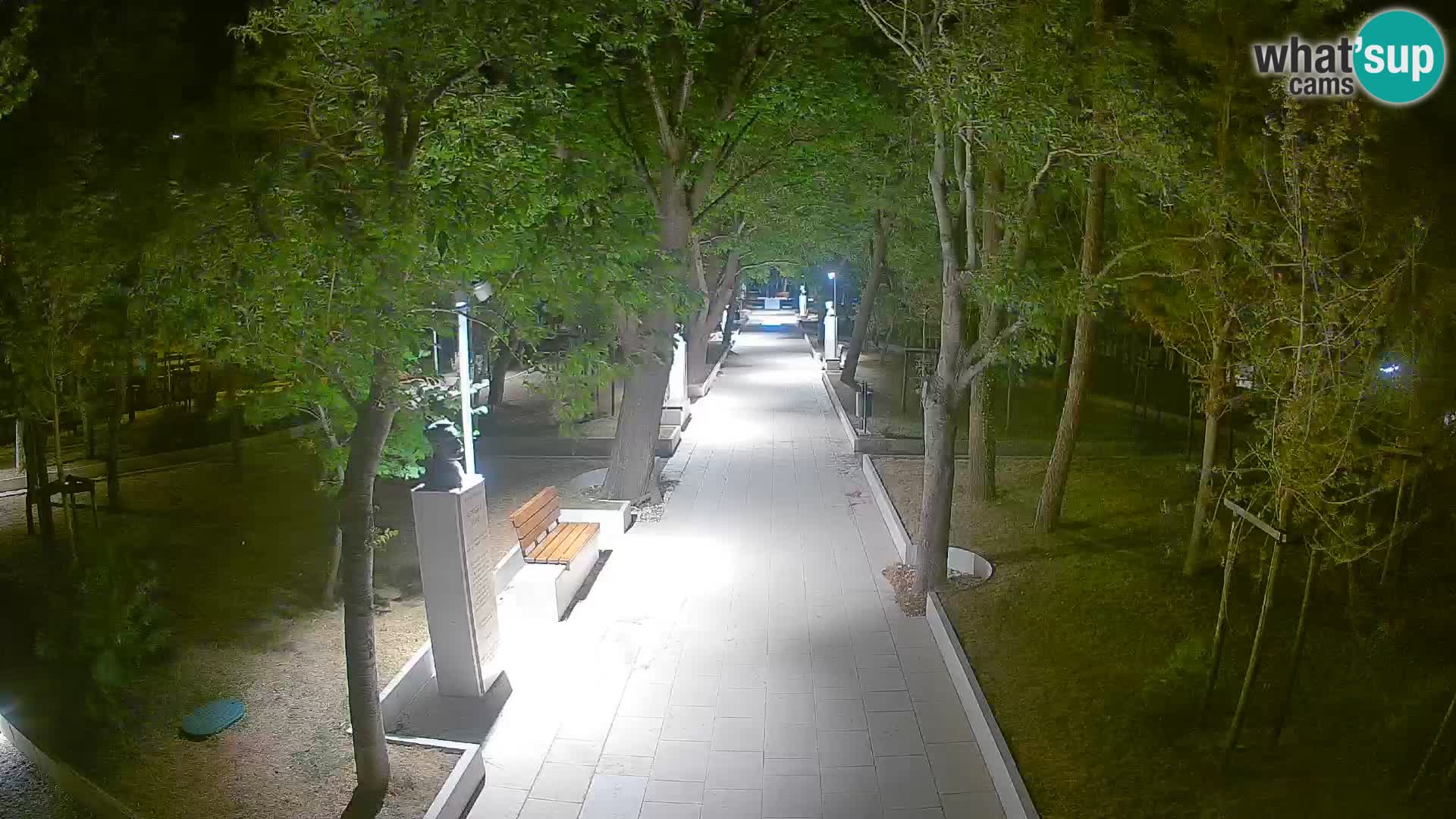 Writers’ Park Webcam Senj – Live by the Sea