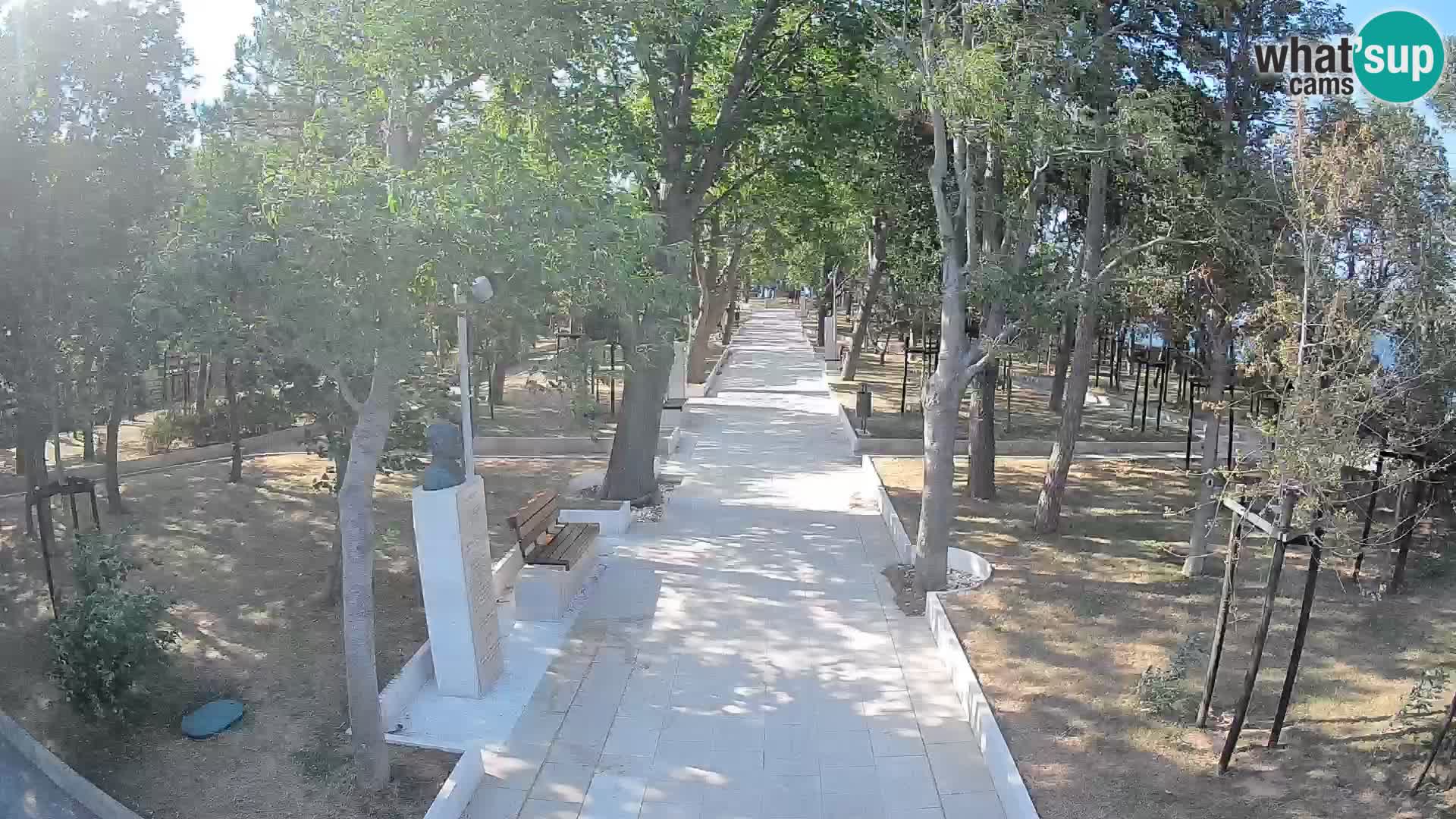 Writers’ Park Webcam Senj – Live by the Sea
