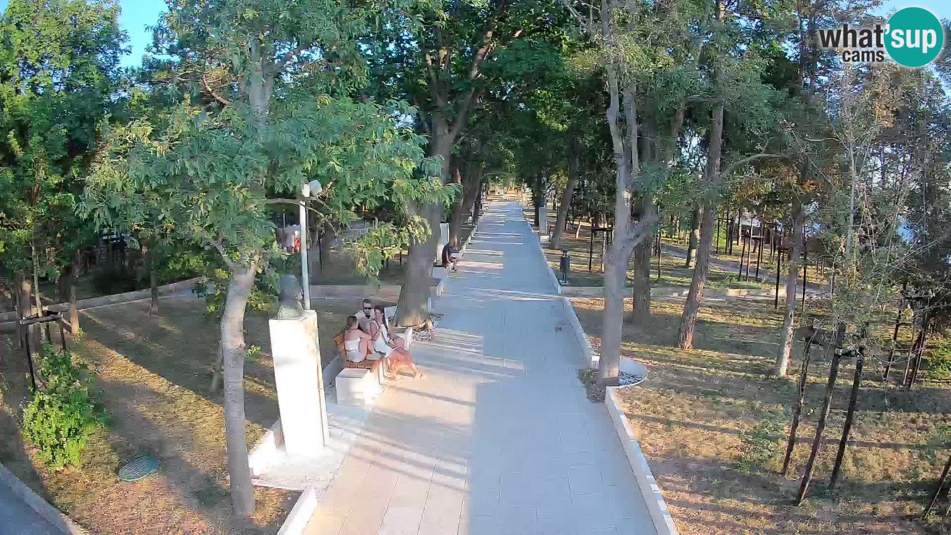 Writers’ Park Webcam Senj – Live by the Sea
