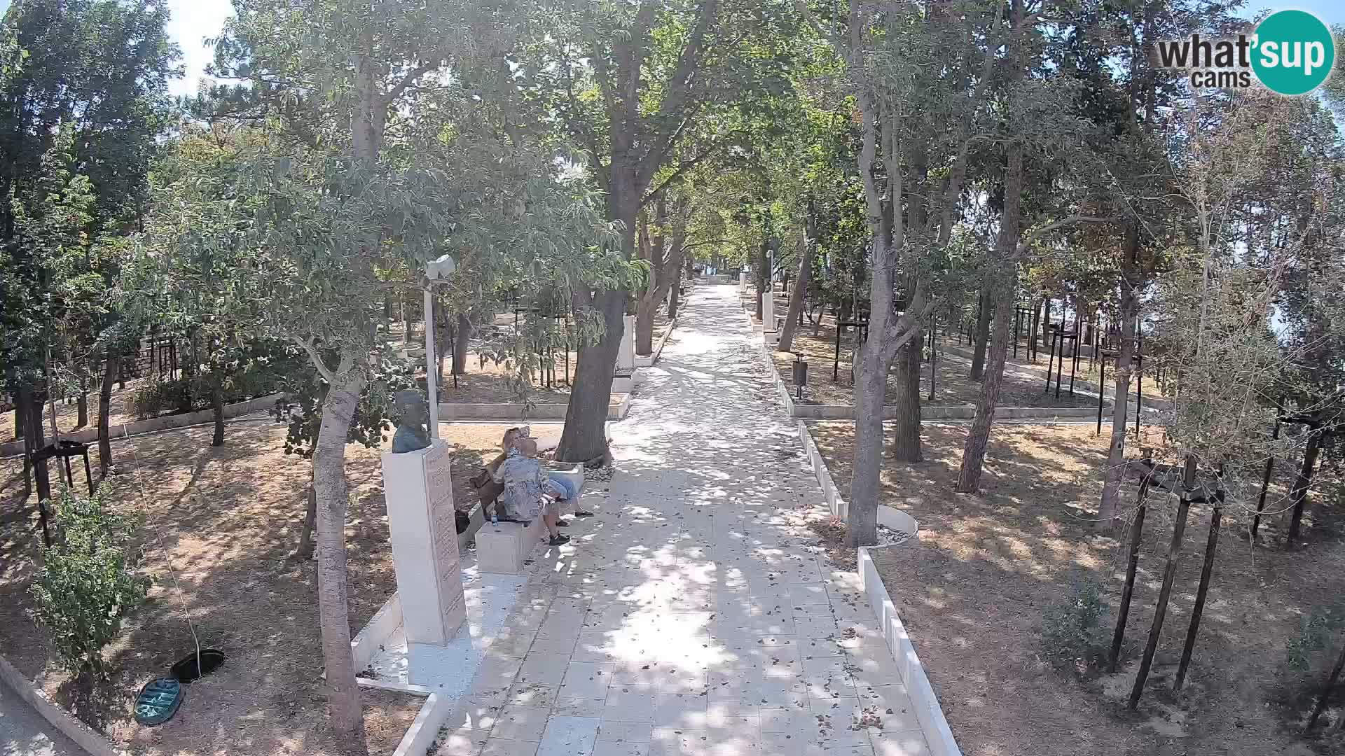 Writers’ Park Webcam Senj – Live by the Sea